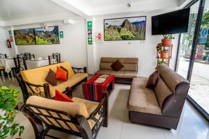 Istumisnurk majutusasutuses Hotel Machupicchu Inn
