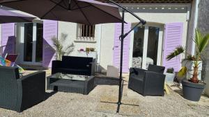Patio nebo venkovní prostory v ubytování Mas Orféo