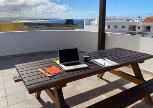 Balkon lub taras w obiekcie Casa Sunshine Cotillo Mar