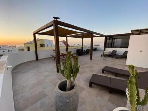Balkon lub taras w obiekcie Casa Sunshine Cotillo Mar