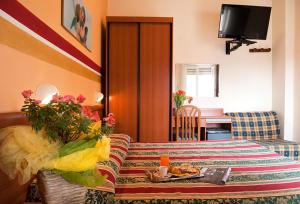 TV a/nebo společenská místnost v ubytování Hotel Dolly