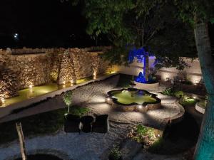 Zahrada ubytování Casa Yaxche