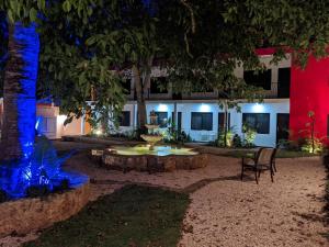 Zahrada ubytování Casa Yaxche