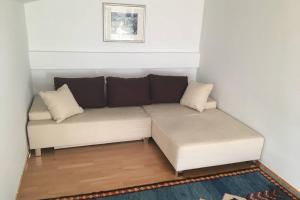Posezení v ubytování Ferienwohnung Appartement Am Schilf XL