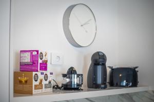 Coffee and tea making facilities at White Deluxe Caleta by Sea You There Fuerteventura
