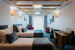 Posezení v ubytování Hotel Jan