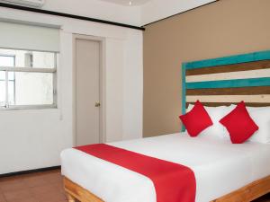 Postel nebo postele na pokoji v ubytování Hotel Allende 104