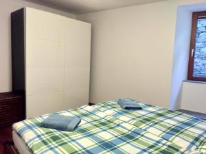 Uma cama ou camas num quarto em Appartement "Luigi Loft"