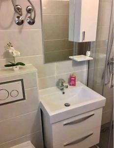 Ένα μπάνιο στο Apartments in Sevid 7342