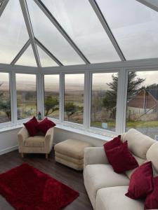 A seating area at Stags View Holiday Home