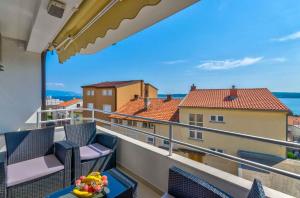 Balkón nebo terasa v ubytování Apartment in Crikvenica 39077