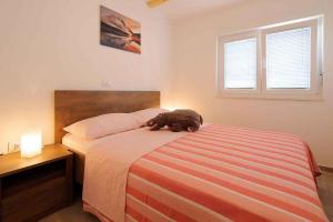 Postel nebo postele na pokoji v ubytování Apartment in Silo - Insel Krk 36163 + 18 fotografií