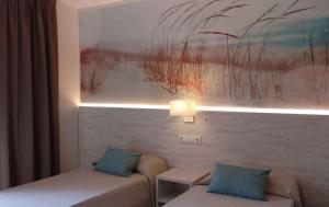 Posteľ alebo postele v izbe v ubytovaní Apartments Lloret de Mar/Costa Brava 3515 + 17 fotografií