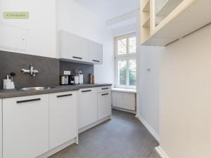 Кухня или мини-кухня в Apartments Berlin Niederbarnimstraße
