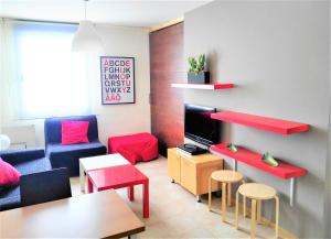 Μια τηλεόραση ή/και κέντρο ψυχαγωγίας στο Estudio en San Isidro ESTACIÓN DE ESQUÍ