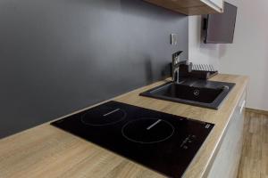Kuchnia lub aneks kuchenny w obiekcie K2 Apartamenty