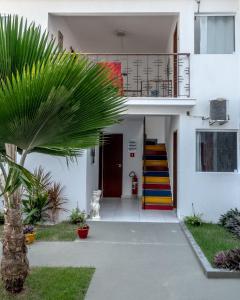 a view of the front of a house at Pousada Maceio Paradise in Maceió