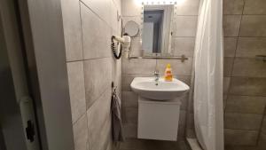 Kúpeľňa v ubytovaní Gyulai-fürdő-apartman II. + 37 fotografií