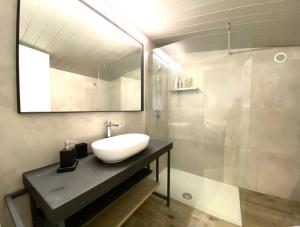 A bathroom at Studio SteBa 1