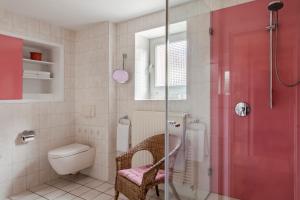 Koupelna v ubytování Hotel F-RITZ