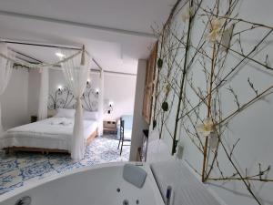 Letto o letti in una camera di Hotel Bahia Del Faro