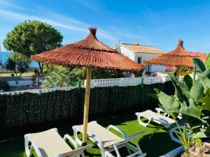 Zahrada ubytování Apartments with tropical garden and sea water pool