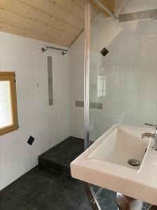 Kylpyhuone majoituspaikassa Gite le Tilleul