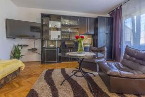 Televízia a/alebo spoločenská miestnosť v ubytovaní Apartment in Crikvenica 5611
