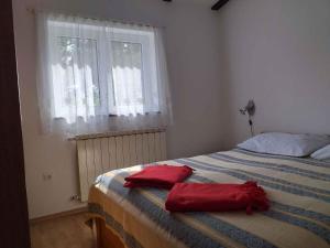 Łóżko lub łóżka w pokoju w obiekcie Holiday home in Rovinj - Istrien 11494