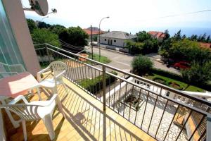 Balkón alebo terasa v ubytovaní Apartment in Novi Vinodolski 15435