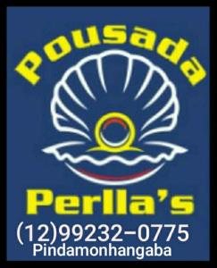 un cartello per un logo di pinguini pittsburgh di POUSADA PERLLA's Pindamonhangaba a Pindamonhangaba