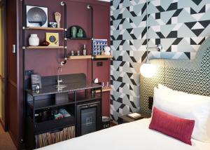 Postel nebo postele na pokoji v ubytování Ovolo South Yarra
