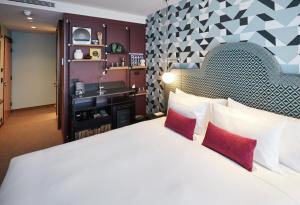 Postel nebo postele na pokoji v ubytování Ovolo South Yarra