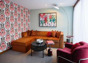 Posezení v ubytování Ovolo South Yarra