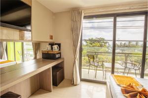 Kuchyň nebo kuchyňský kout v ubytování Oliver Hotel
