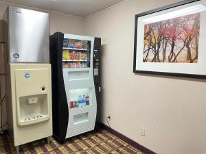 a refrigerator in a room with a picture on the wall at Scenic Hills Inn in Branson