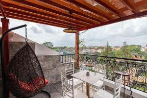 Balkon oz. terasa v nastanitvi Hoang Trinh Hotel