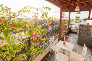 Balkon oz. terasa v nastanitvi Hoang Trinh Hotel