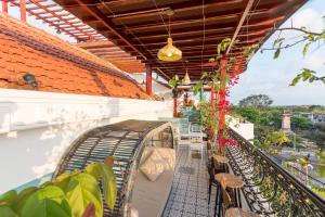 Balkon oz. terasa v nastanitvi Hoang Trinh Hotel