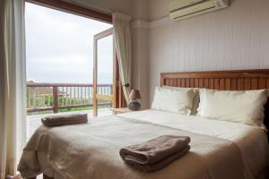 Postel nebo postele na pokoji v ubytování Mar Azul 16