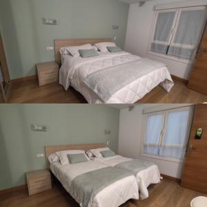 Posteľ alebo postele v izbe v ubytovaní Pension Joakina