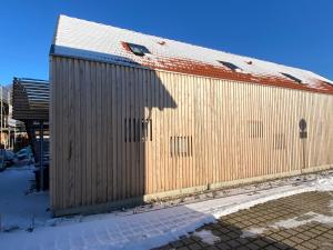 Das Gebäude in dem sich die Ferienwohnung befindet