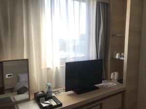 Televiisor ja/või meelelahutuskeskus majutusasutuses Sunrise Choshi