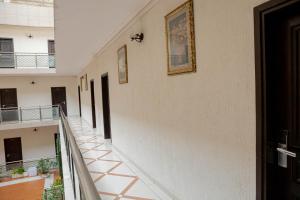 Hotel Hibiscus Louis的阳台或露台