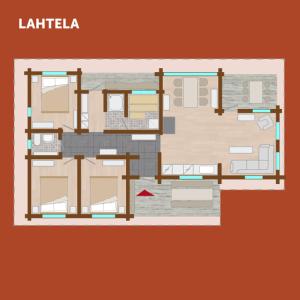 แผนผังของ Mökki Lahtela