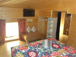 Letto o letti in una camera di Casa Lucini
