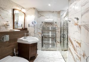Ванная комната в Residence U Černého Orla