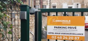 Certifikát, hodnocení, plakát nebo jiný dokument vystavený v ubytování The Originals Access, Hôtel Bourges Gare