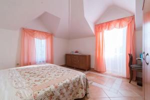 En eller flere senge i et værelse på Apartment Savudrija (123-6)