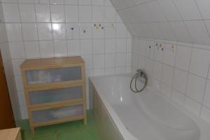 Koupelna v ubytování Ferienhaus Weitblick